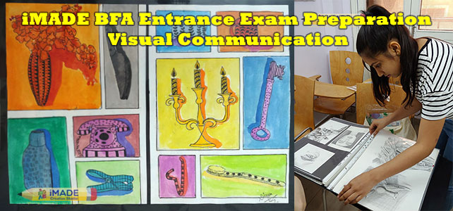 bachelor of fine art visual communication entrance exam preparation, BFA entrance exam preparation, fine art entrance exam preparation, BFA preparation